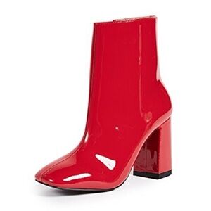 ✨JAGGAR✨Patent Leather Ankle Boots